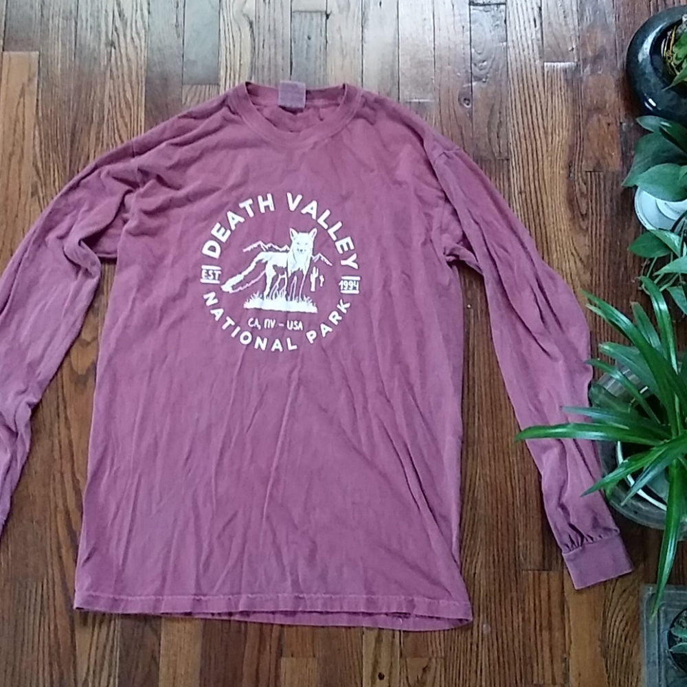 Long sleeve death valley t shirt